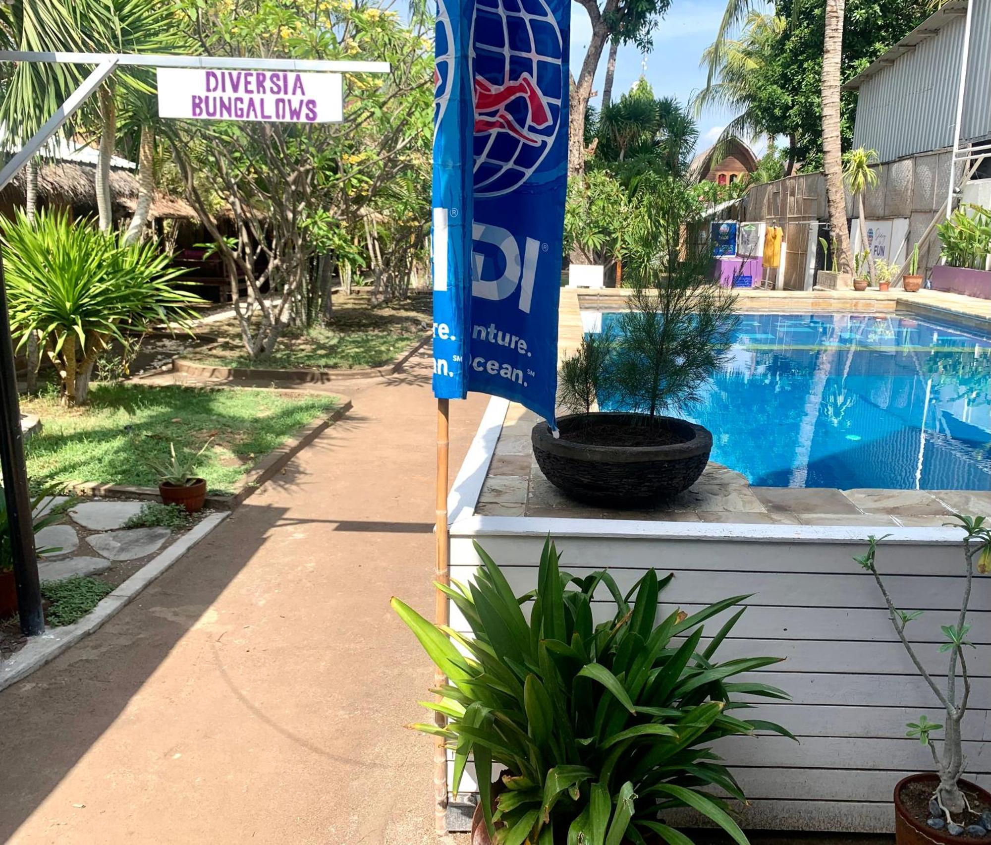 Diversia Diving Club & Bungalows Gili Trawangan Zewnętrze zdjęcie